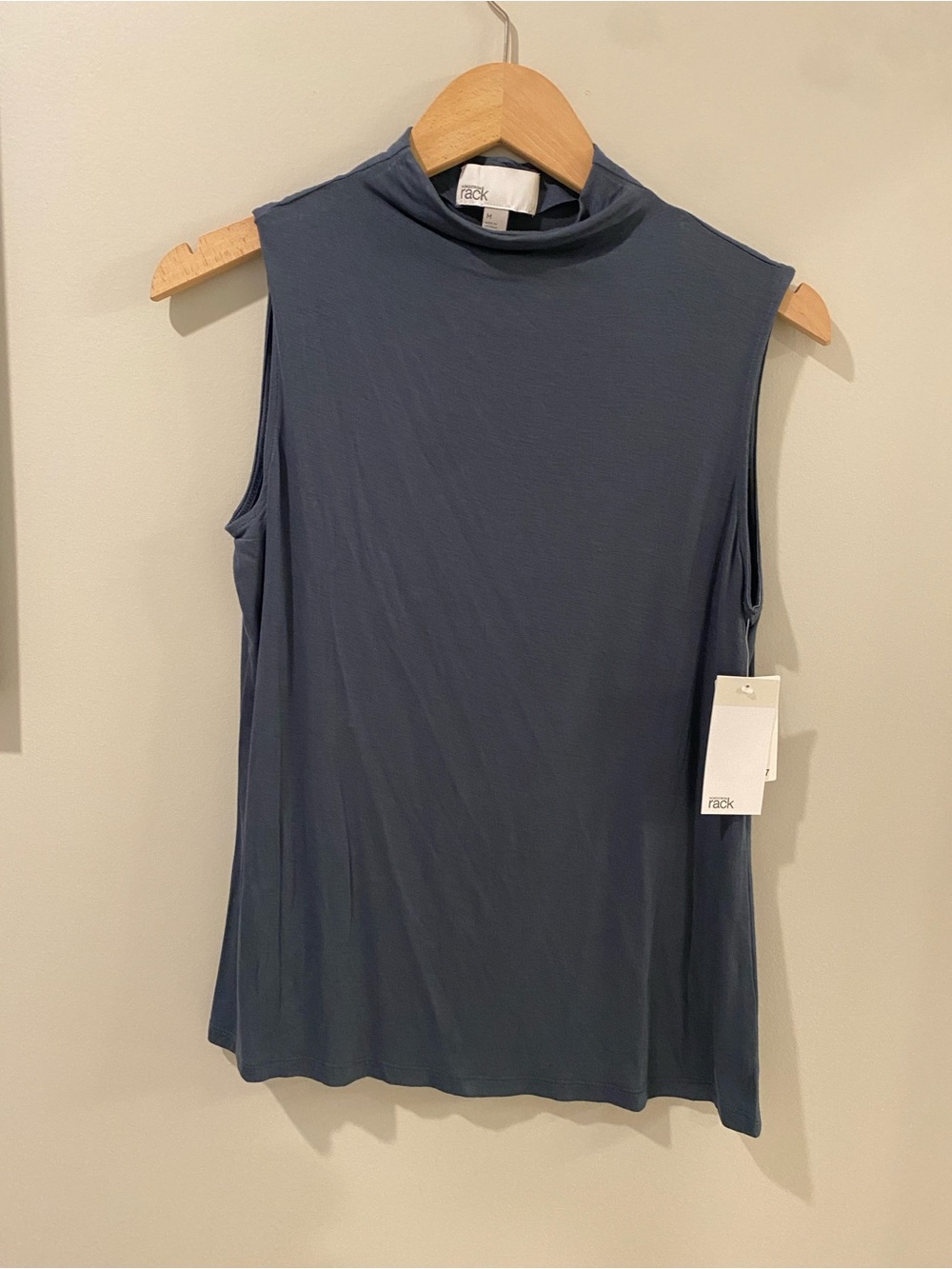 Nordstrom Mock Neck Sleeveless Tank Top Size Medium